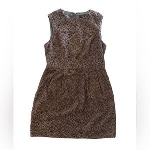 Nanette Lepore Brown Sleeveless Mini Dress Size 6